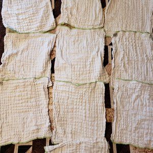 10 Cloth-eez prefolds, novice size
